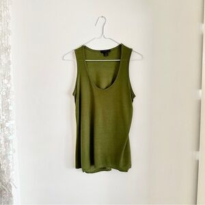 NWOT J.Crew • Olive Drab Scoop Neck Tank